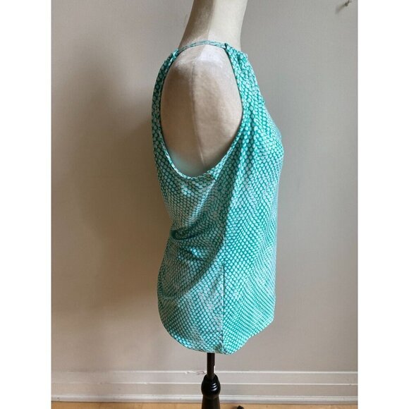 Michael Kors women green halter top sz small - Picture 3 of 6
